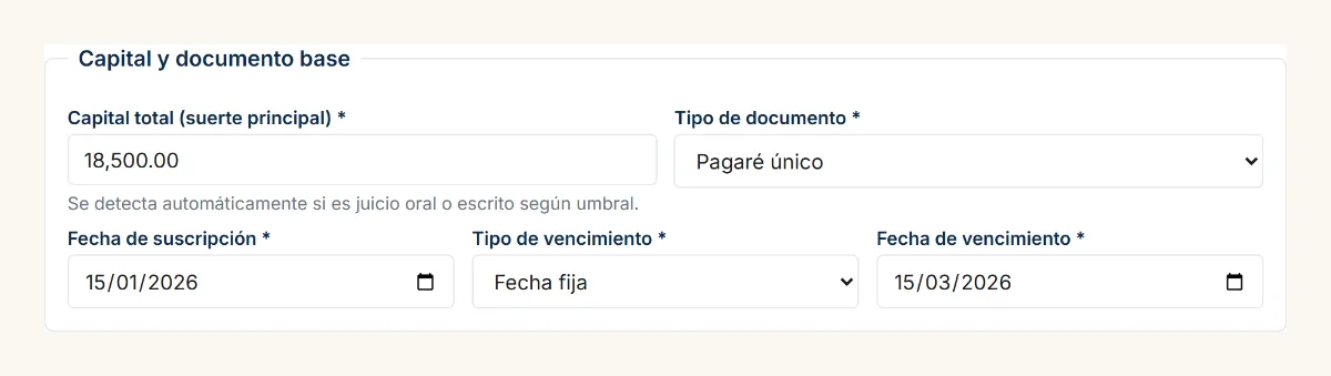 Oral o escrito, detectado solo
